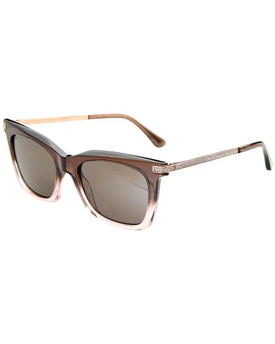 Jimmy Choo Olye Sunglasses In Brown