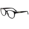 Jimmy Choo Women's Jc241 52mm Optical Frames In Transparent