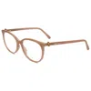 Jimmy Choo Women's 53 Mm Eyeglasses In Neutral