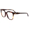 Jimmy Choo Women's 51 Mm Eyeglasses In Transparent
