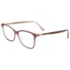 Jimmy Choo Women's 53 Mm Eyeglasses In Pink