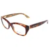 Jimmy Choo Women's 52 Mm Eyeglasses In Brown