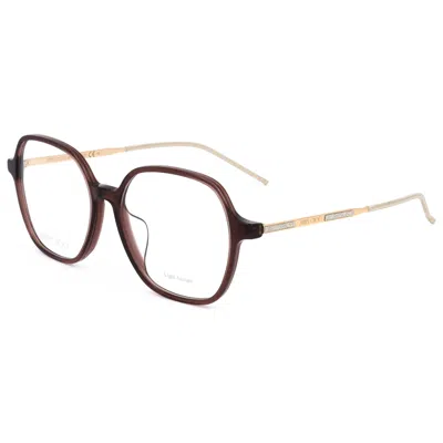 Jimmy Choo Logo-detail Glasses In Burgundy