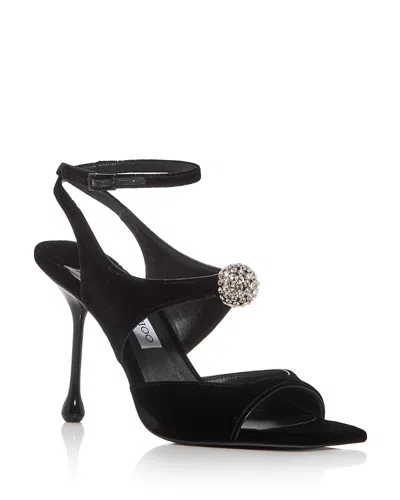 JIMMY CHOO WOMEN'S ORB 95 HIGH HEEL SANDALS