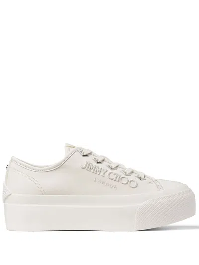 Jimmy Choo Women Palma Maxi Canvas Platform Sneakers In Multicolor