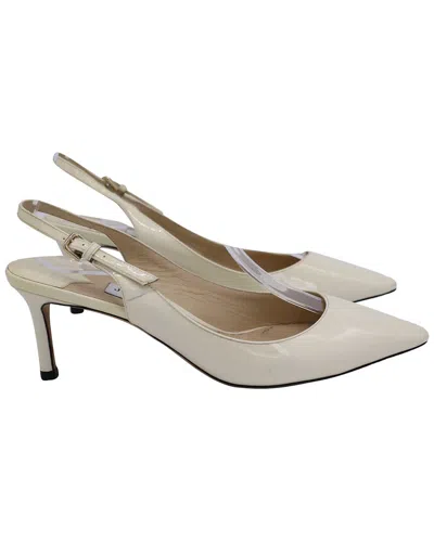 Jimmy Choo Women's Patent Leather Slingback Low Heel Pump