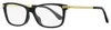 Jimmy Choo Women's Petite Eyeglasses Jc268g 807 Black/gold 52mm In Multi