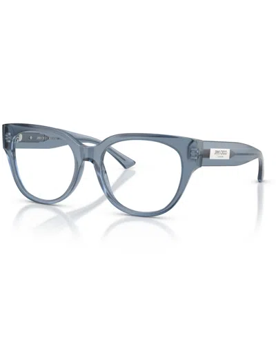 Jimmy Choo Women's Phantos Eyeglasses, Jc3035 In Green