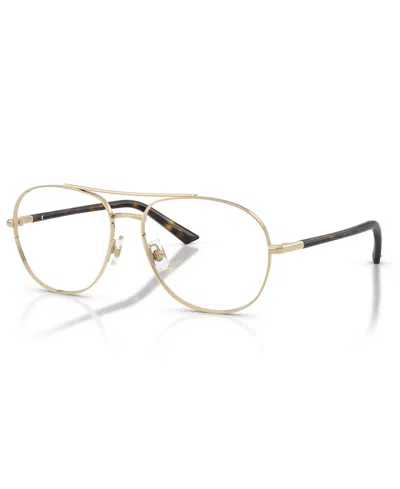 Jimmy Choo Women's Pilot Eyeglasses, Jc2021 In Gold