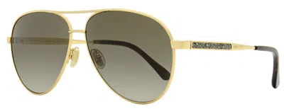 Jimmy Choo Women's Pilot Sunglasses Jimena 06jha Gold/havana 60mm In Multi