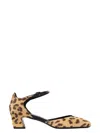 Jimmy Choo Leopard Print Ankle Strap Pumps