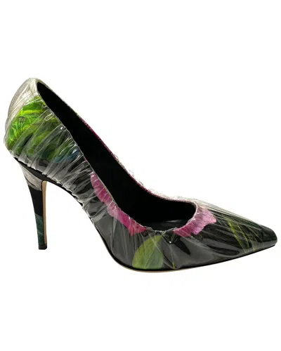 Pre-owned Jimmy Choo Women's Plastic X Off-white™ Anne 100 Pump (authentic Pre-loved)