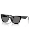 Jimmy Choo Logo-print Sunglasses In Black