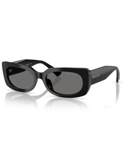 Jimmy Choo Women's Polarized Sunglasses Jc5029u In Black