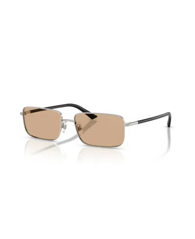 Jimmy Choo Women's Rectangle Sunglasses, Jc4027 In Silver