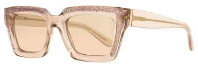 Jimmy Choo Women's Rectangular Sunglasses Megs Fwm2s Nude 51mm In Multi