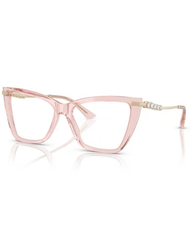 Jimmy Choo Women's Regular Eyeglasses, Jc3020b In Pink
