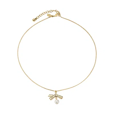 Jimmy Choo Women Ribbon Pendant Necklace In Multi
