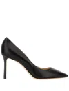 Jimmy Choo Romy 85 Pointy Toe Pumps In Black