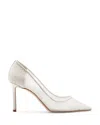Jimmy Choo Women's Romy 85 Pumps In White