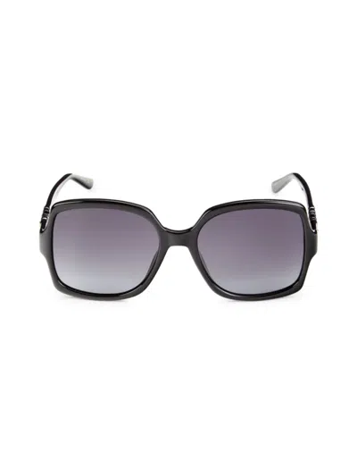 Jimmy Choo Women's Sammi 58mm Square Sunglasses In Black