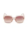 Jimmy Choo Women's Sammi 58mm Square Sunglasses In Light Pink