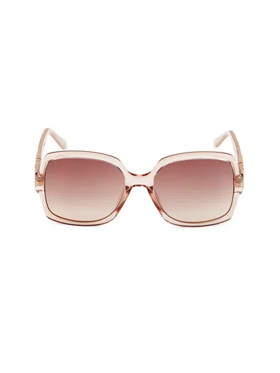 Jimmy Choo Women's Sammi 58mm Square Sunglasses In Pink
