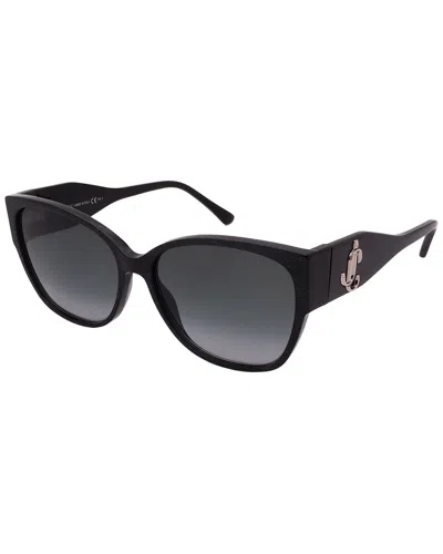 Jimmy Choo Women's Shay/s 58mm Sunglasses In Black