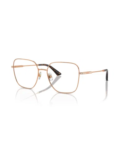 Jimmy Choo Women's Square Eyeglasses, Jc2001b In Rose Gold