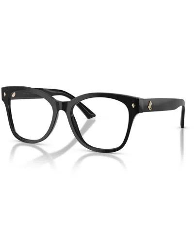Jimmy Choo Women's Square Eyeglasses, Jc3056 In Black