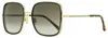 Jimmy Choo Jayla Square-frame Sunglasses In Brown