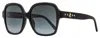 Jimmy Choo Women's Square Sunglasses Rella/g/s 8079o Black 55mm In Multi