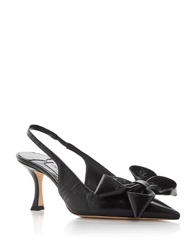 JIMMY CHOO WOMEN'S STAZ 70 BOW SLINGBACK PUMPS