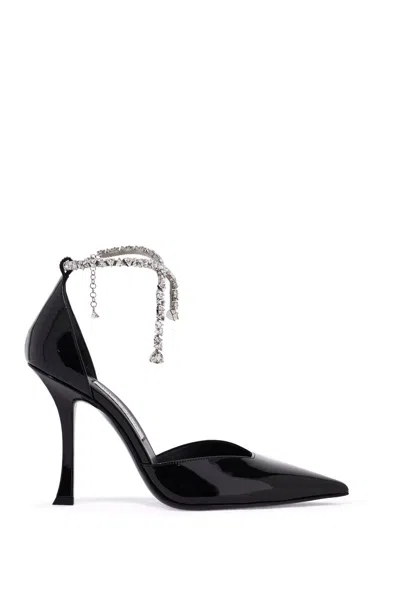 Jimmy Choo Stevie Patent Leather Pumps In Black