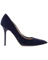 Jimmy Choo Romy 85 Thin-sole And Shallow High Heels In Blue