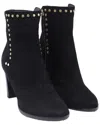 Jimmy Choo Women's Suede Harlow 80 Studded Bootie (authentic Pre-loved) In Black