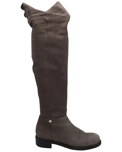 Pre-owned Jimmy Choo Women's Suede Knee-length Boot (authentic Pre-loved)
