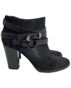 Jimmy Choo Women's Suede Strapped Bootie (authentic Pre-loved) In Multi