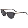 Jimmy Choo Women's 56 Mm Grey Sunglasses In Multi
