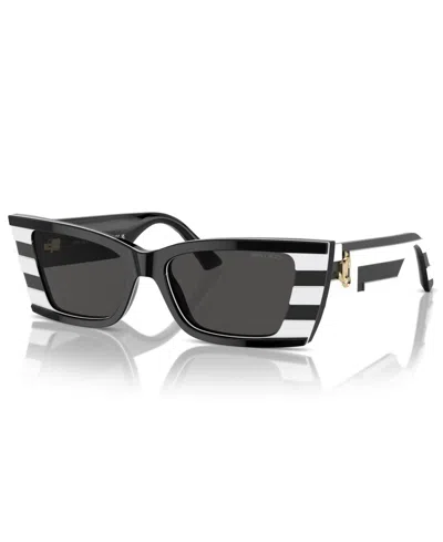 Jimmy Choo Women's Sunglasses, Jc5009 In Black And White