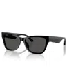 Jimmy Choo Logo-print Sunglasses In Black