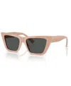 Jimmy Choo 53mm Cat Eye Sunglasses In Pink