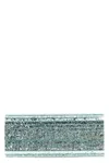 Jimmy Choo Glossy Clutch Bag In Green