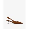 Jimmy Choo Slingback Amel In Tan/tortoise