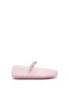 Jimmy Choo The Jelly Glitter Crystal-strap Ballerina Flats
