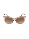 Jimmy Choo Women's Tinsley 56mm Cat Eye Sunglasses In Pink Havana
