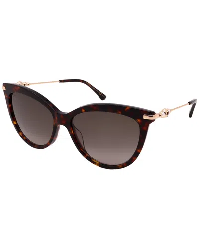 Jimmy Choo Women's Tinsley/g/s 56mm Sunglasses In Brown