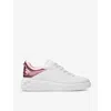 Jimmy Choo Diamond Maxi/f Ii Sneakers In V White/pink Sherbet