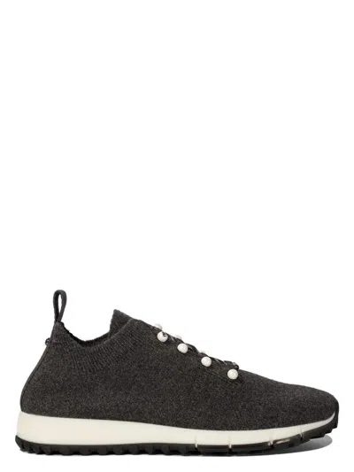 JIMMY CHOO WOMEN'S "VELES" CASHMERE SNEAKERS