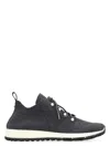 Jimmy Choo Low Top Sneakers With Pearls And Knitted Upper In Black